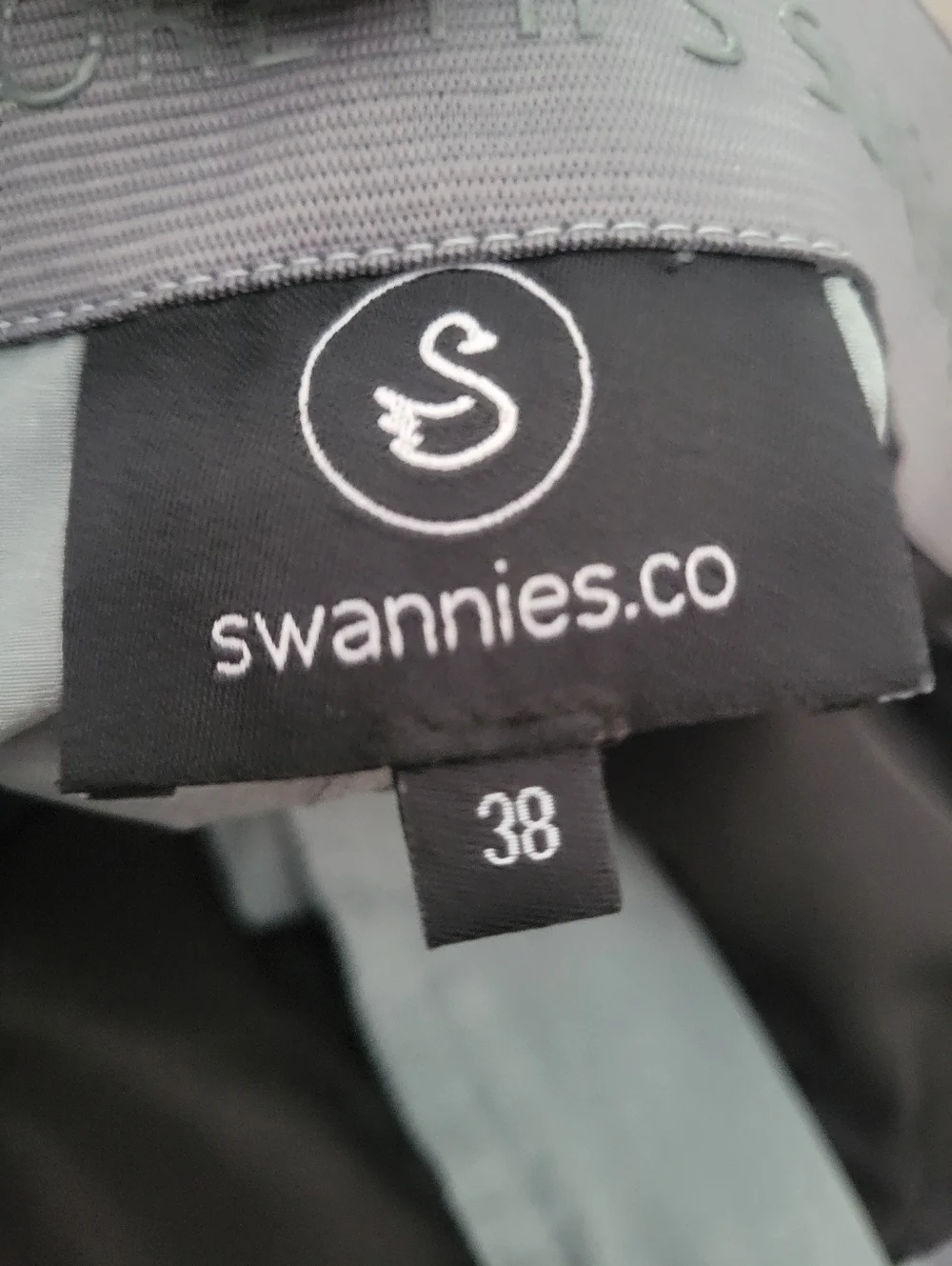 Swannies Co Mens Gray Golf Shorts Size 38